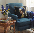 Signare Tapestry Cushion Cover 45cm - Johannes Vermeer Girl with a Pearl Earring
