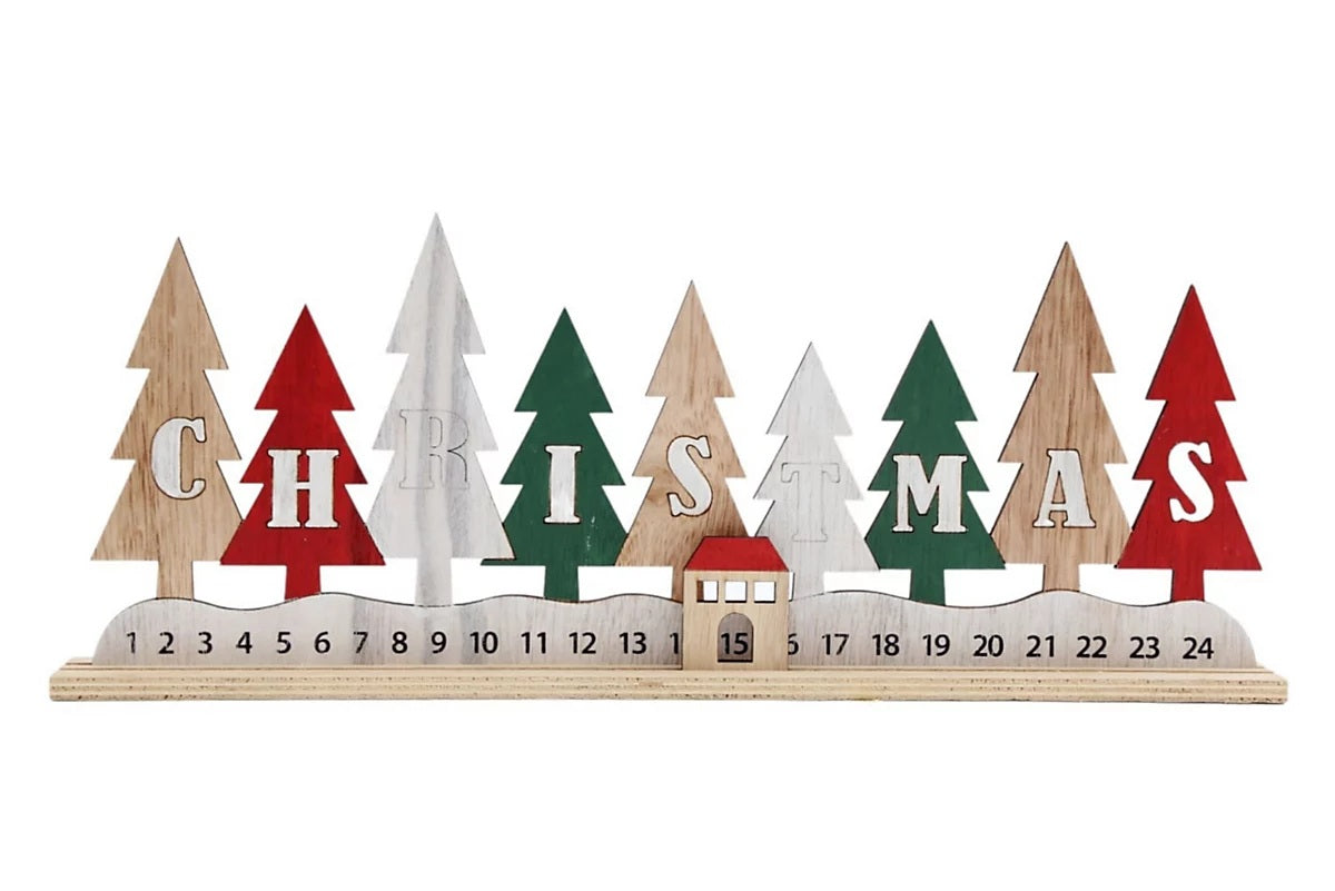 Wooden Christmas Tree Advent Calendar | 24 Day Countdown | Something Different